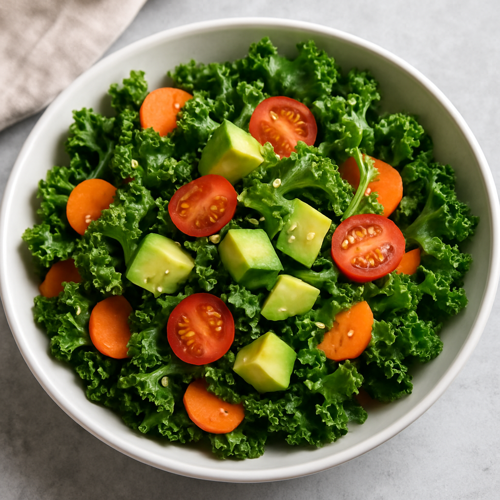 컬리케일 이용한 레시피 이미지