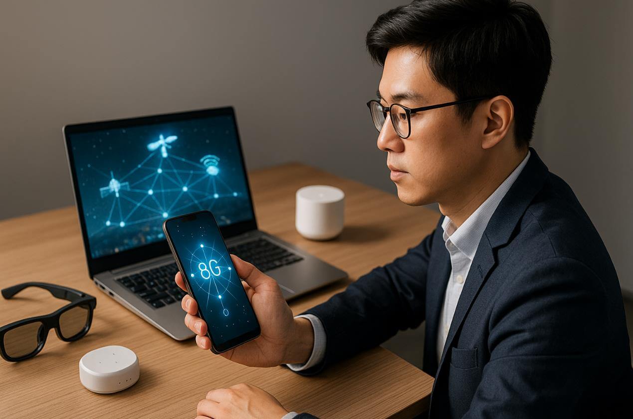 5G/6G 시대 스마트폰이 다양한 기기를 연결하는 허브로 변화하는 모습