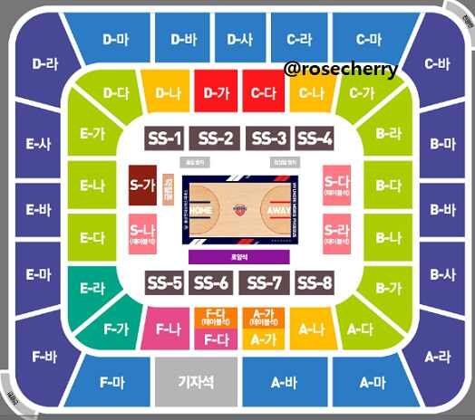 울산현대모비스-프로농구-울산동천체육관-좌석배치도2