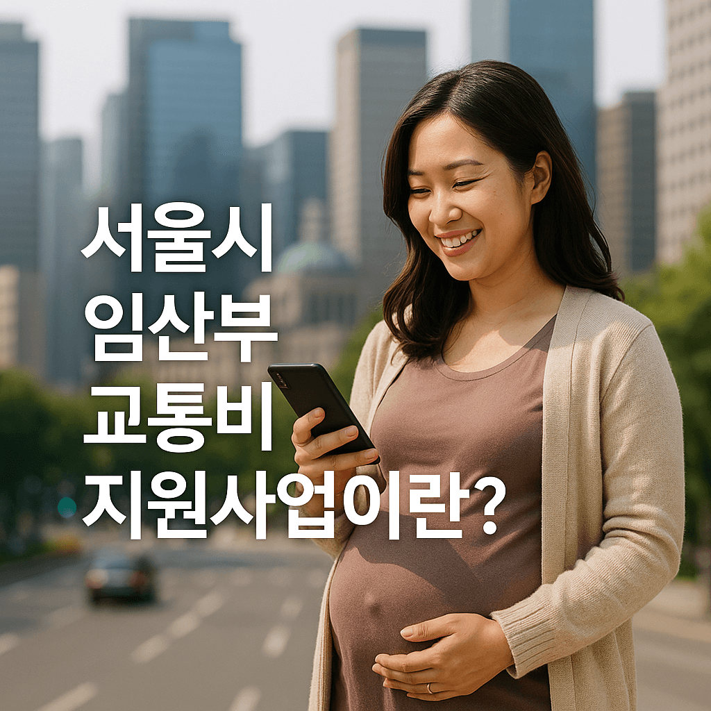 서울시 임산부 교통비 지원사업이란