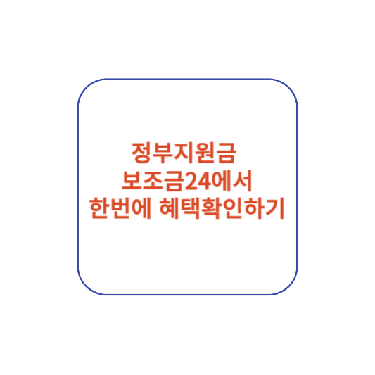 정부지원금 일상지원금