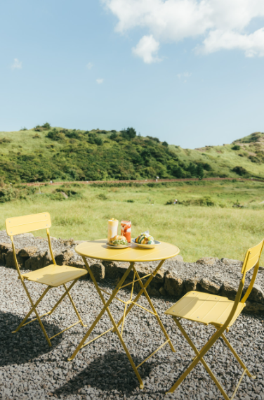 오늘N 제주 산방산 카페 한라봉케이크 조약돌케이크 딸기케이크 크루아상 한라봉에이드 대한민국 보물정원 제주 서귀포시 소색채본