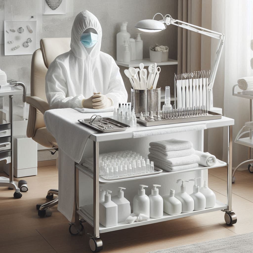 피부,체형관리 샵 배경