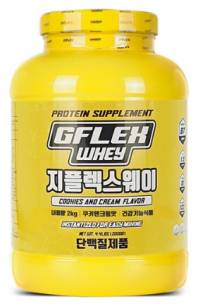 지웨이 지플렉스웨이 WPI 단백질 보충제 쿠키앤크림, 2kg, 1개