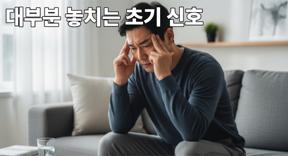 콜레스테롤 높으면 나타나는 증상 피로 모습