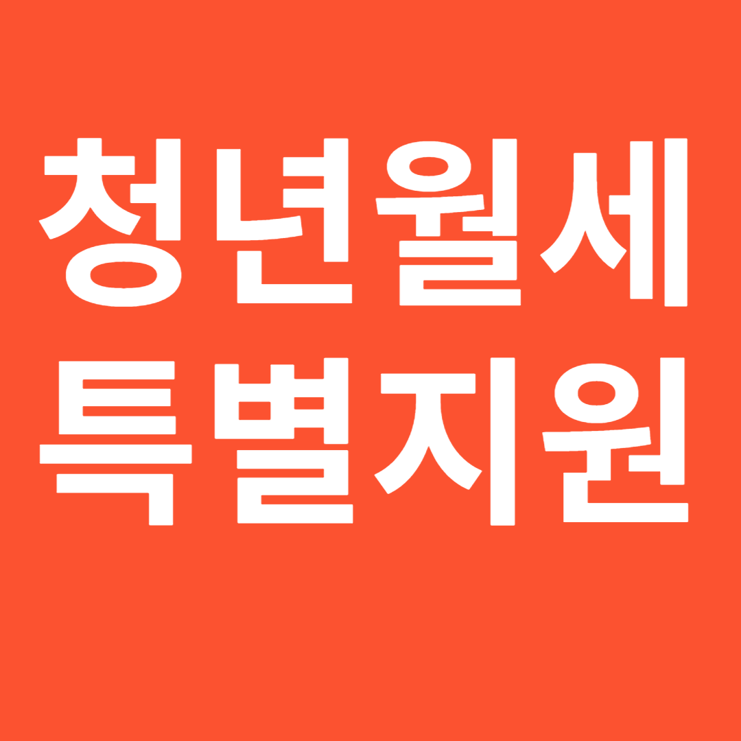 청년월세 특별지원