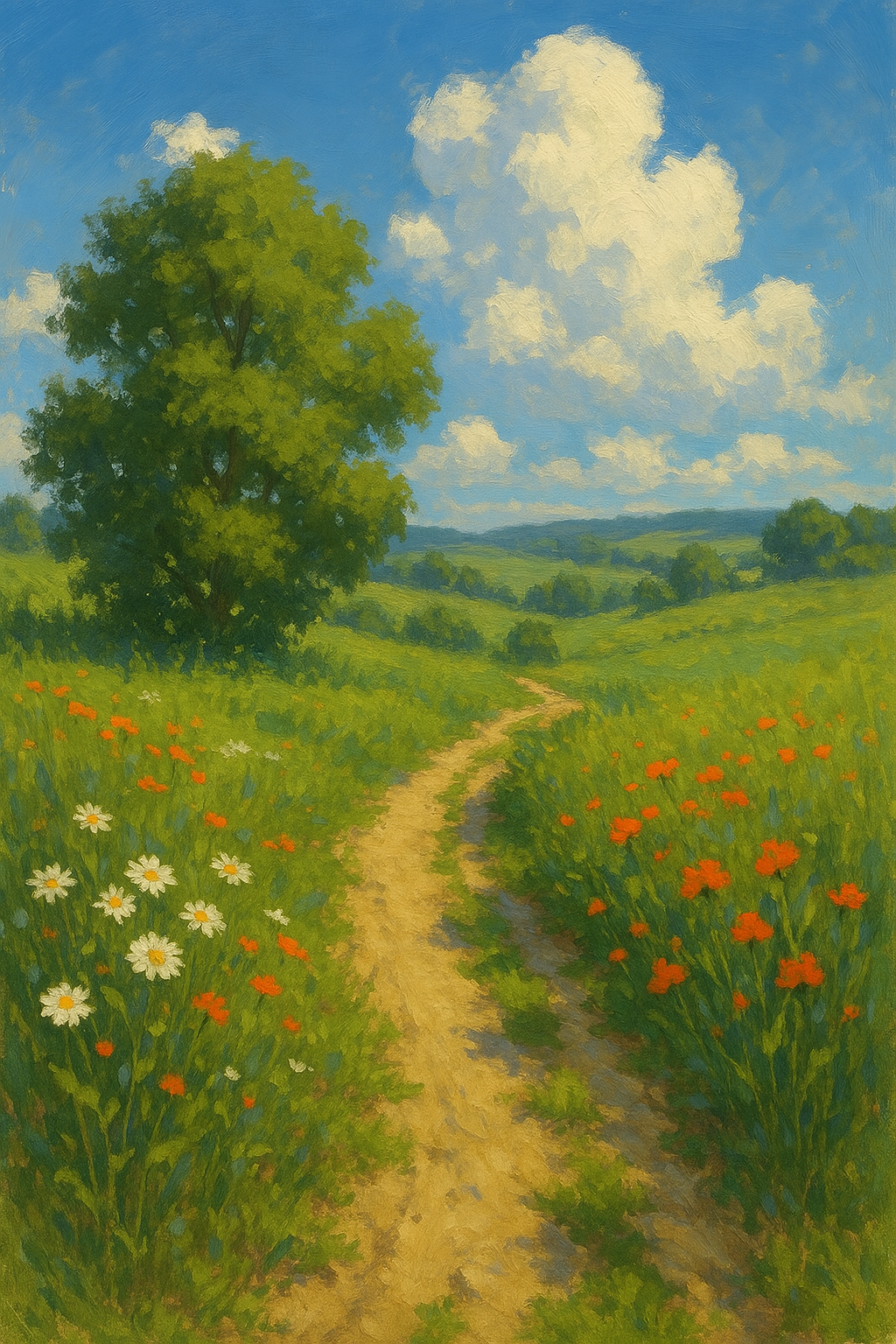 지브리 감성앱으로 만든 배경