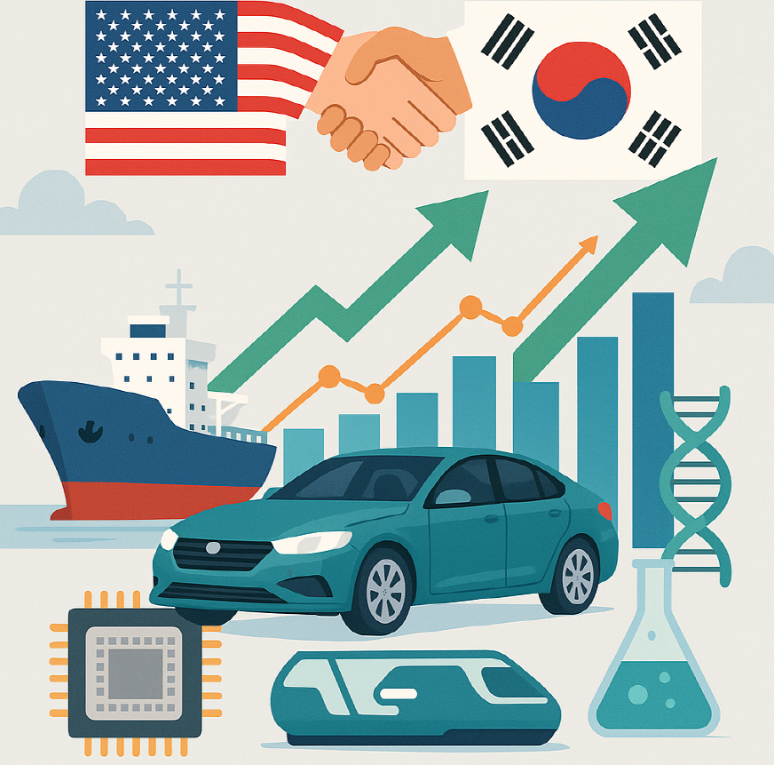 미국과 한국의 관세 15% 협약관련 이미지