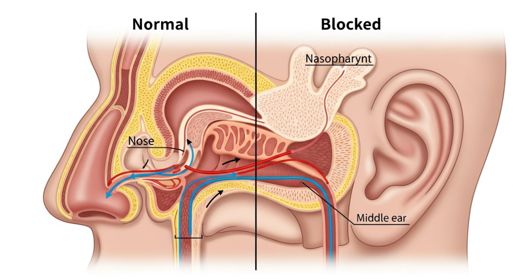 한쪽귀가 먹먹한 증상