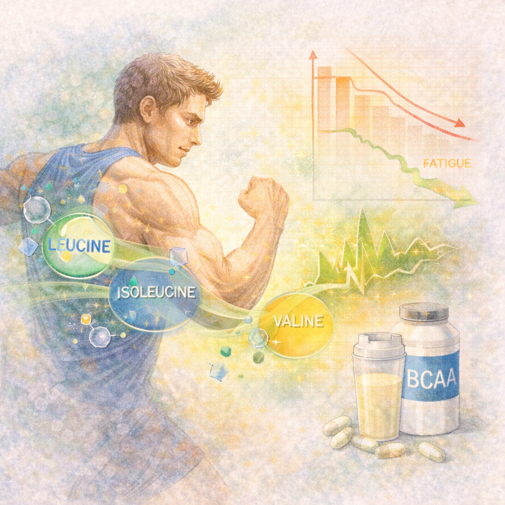 BCAA는 근육 보호와 에너지 보충을 한다.