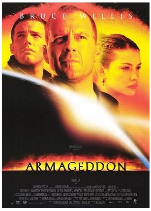재난 영화 아마겟돈 포스터.