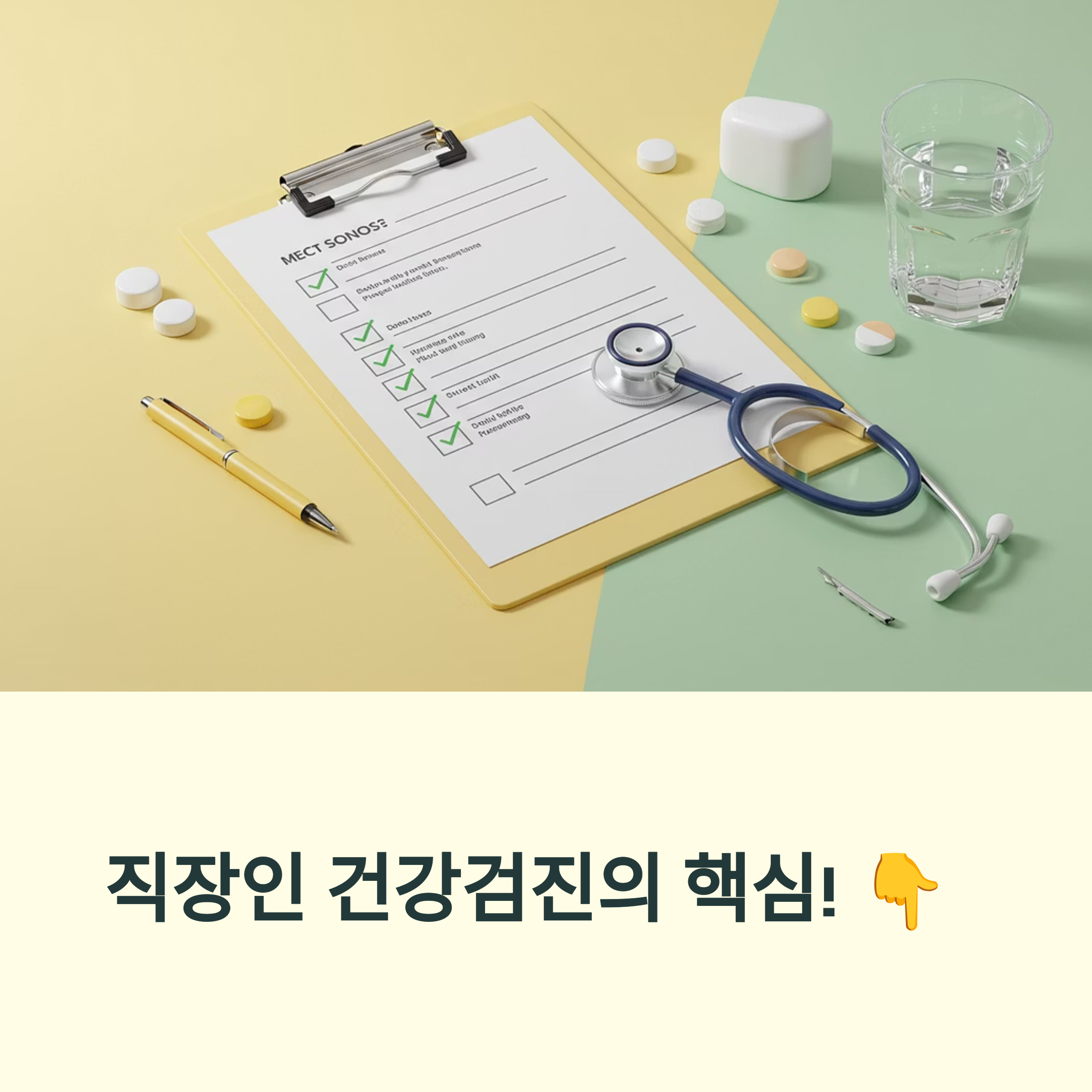 직장인 건강검진 준비법 (국가검진 대상자 필독)