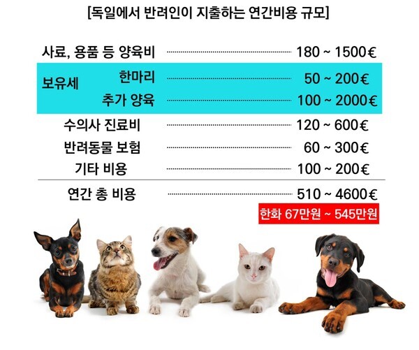 독일 반려동물 보유세 현황