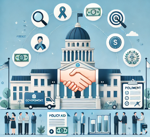 정부 지원 관련 그림