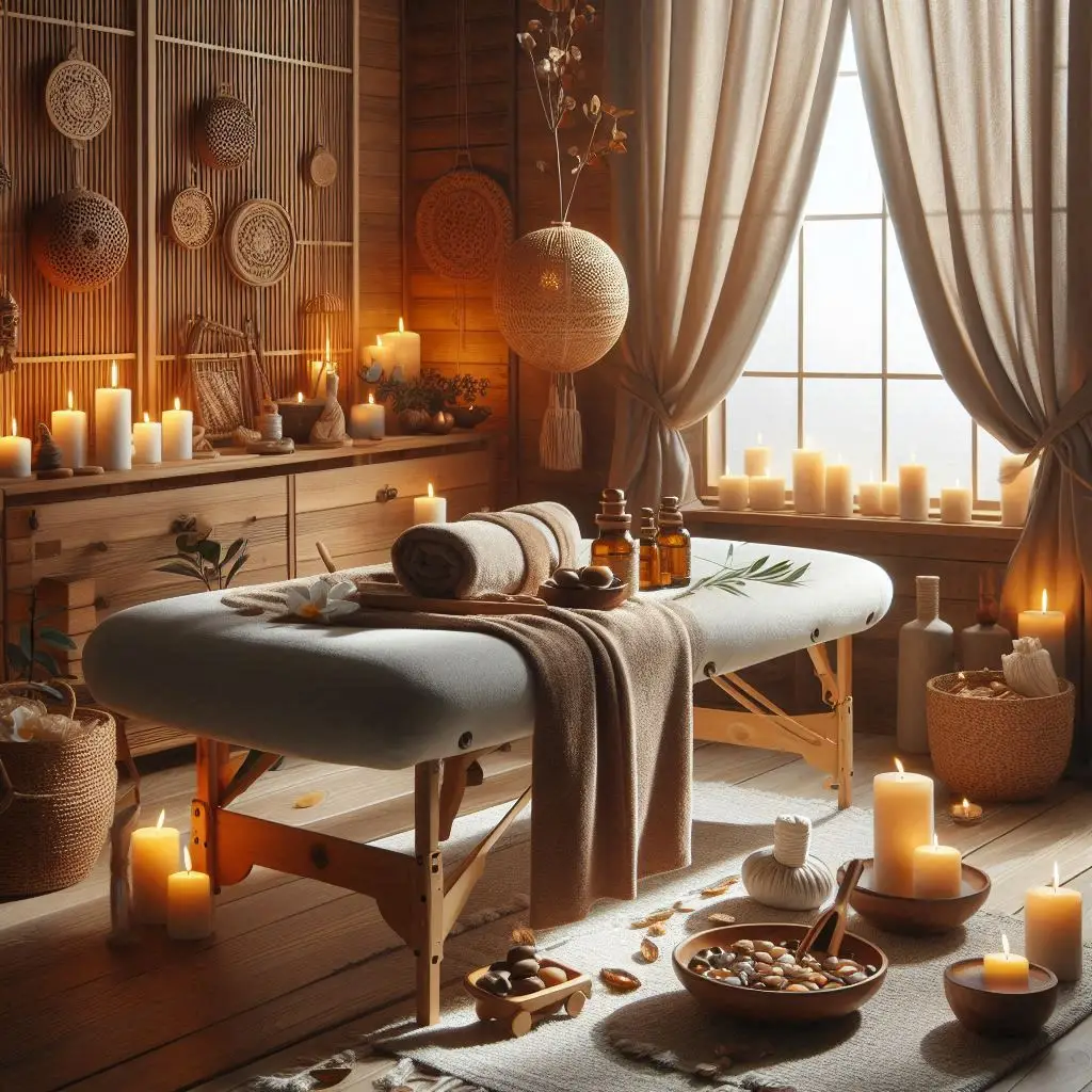 피부,체형관리 샵 배경