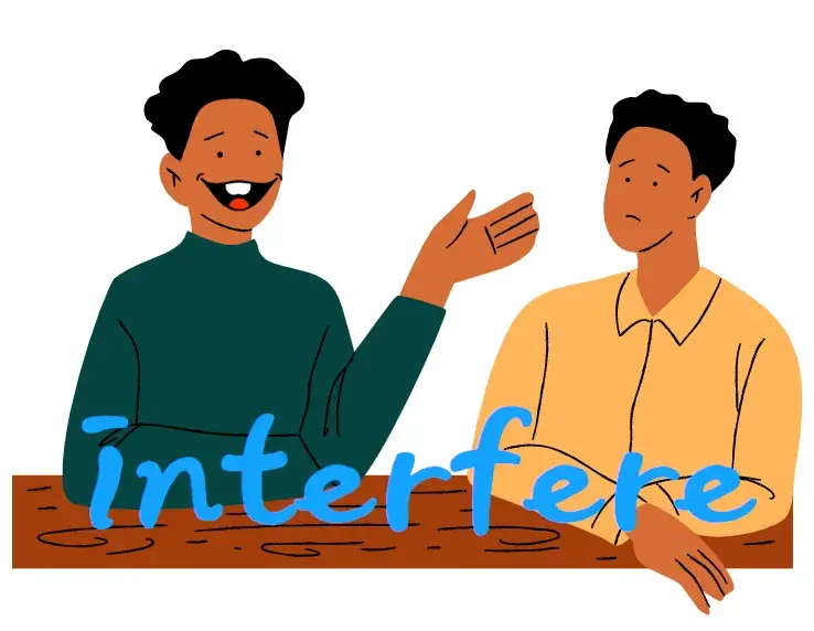 방해하다-영어-로-interfere