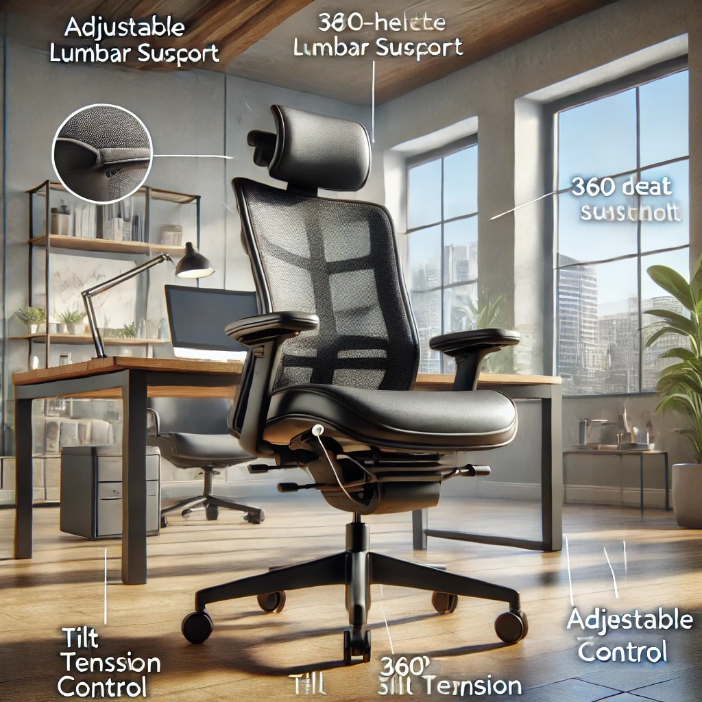 사무용 의자의 주요 기능