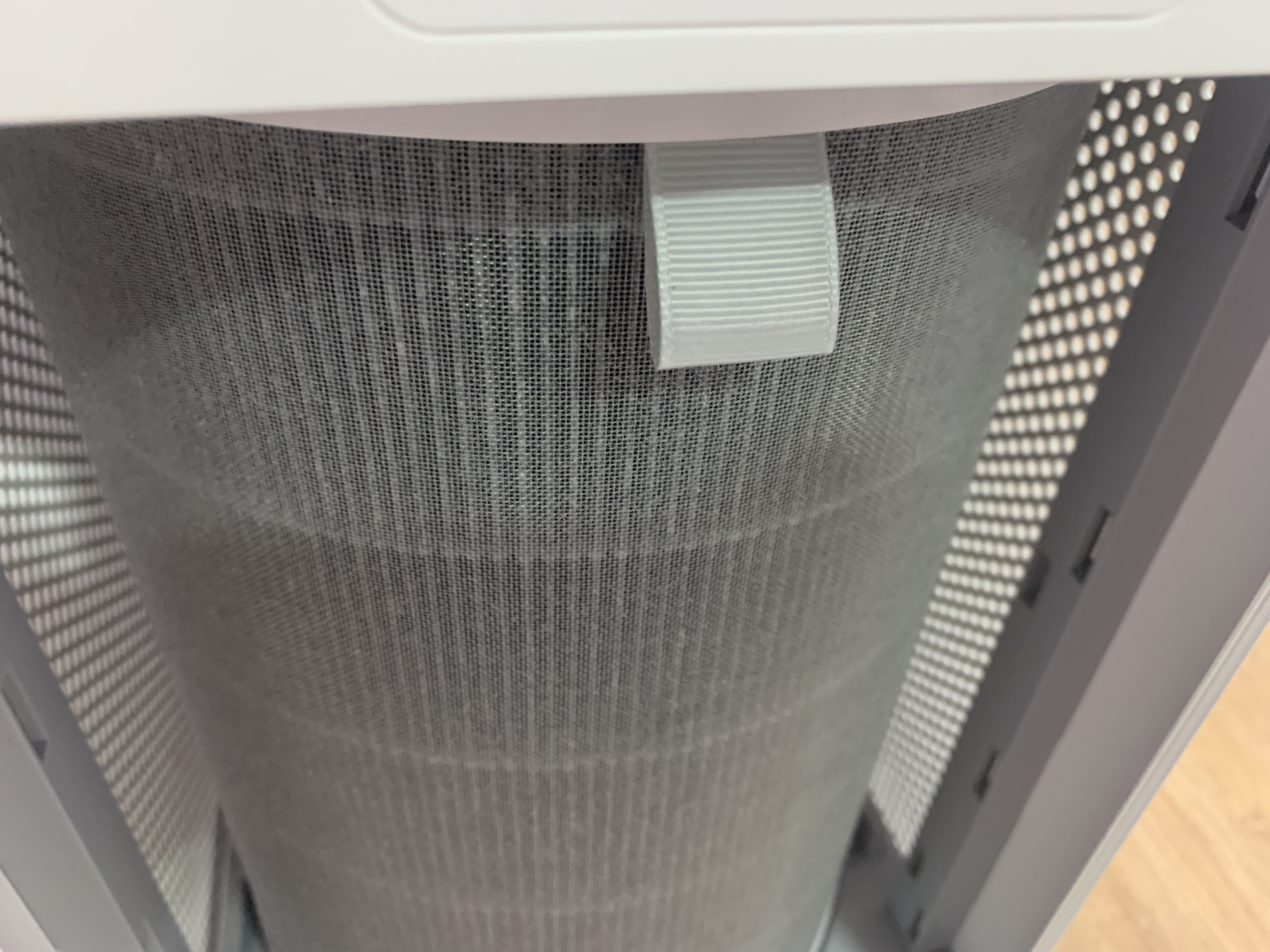 미에어 필터 빼기