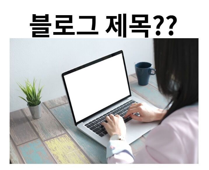 블로그 제목