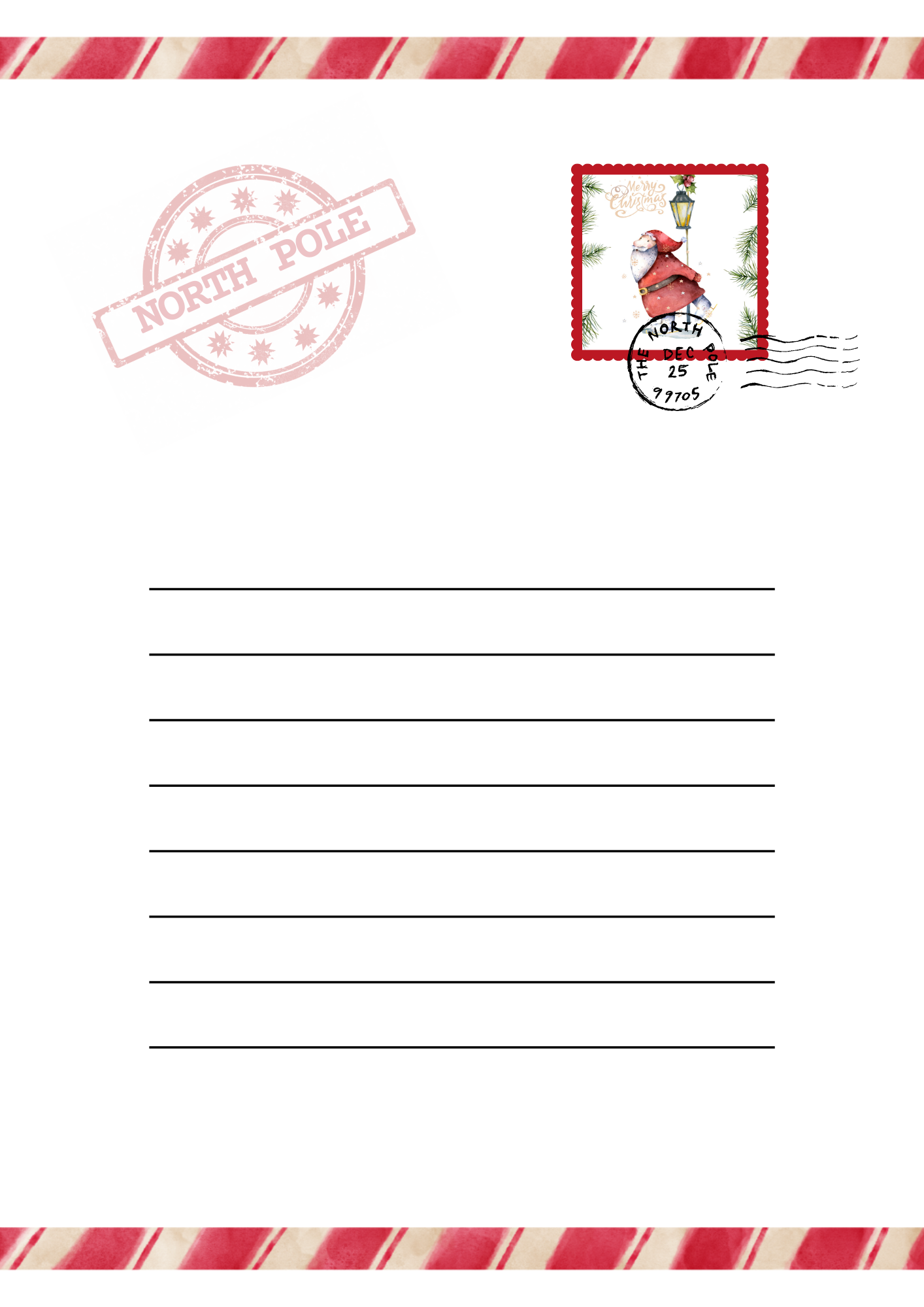 크리스마스 겨울 편지지 무료 다운로드 이미지 모음