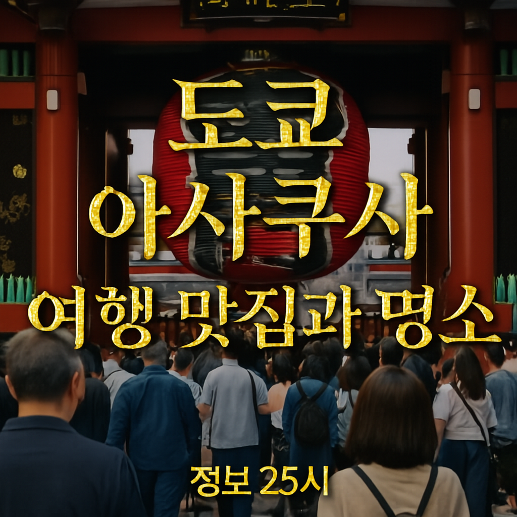 거대한 붉은 등롱이 걸려 있는 아사쿠사 센소지 사원의 입구, 가미나리몬