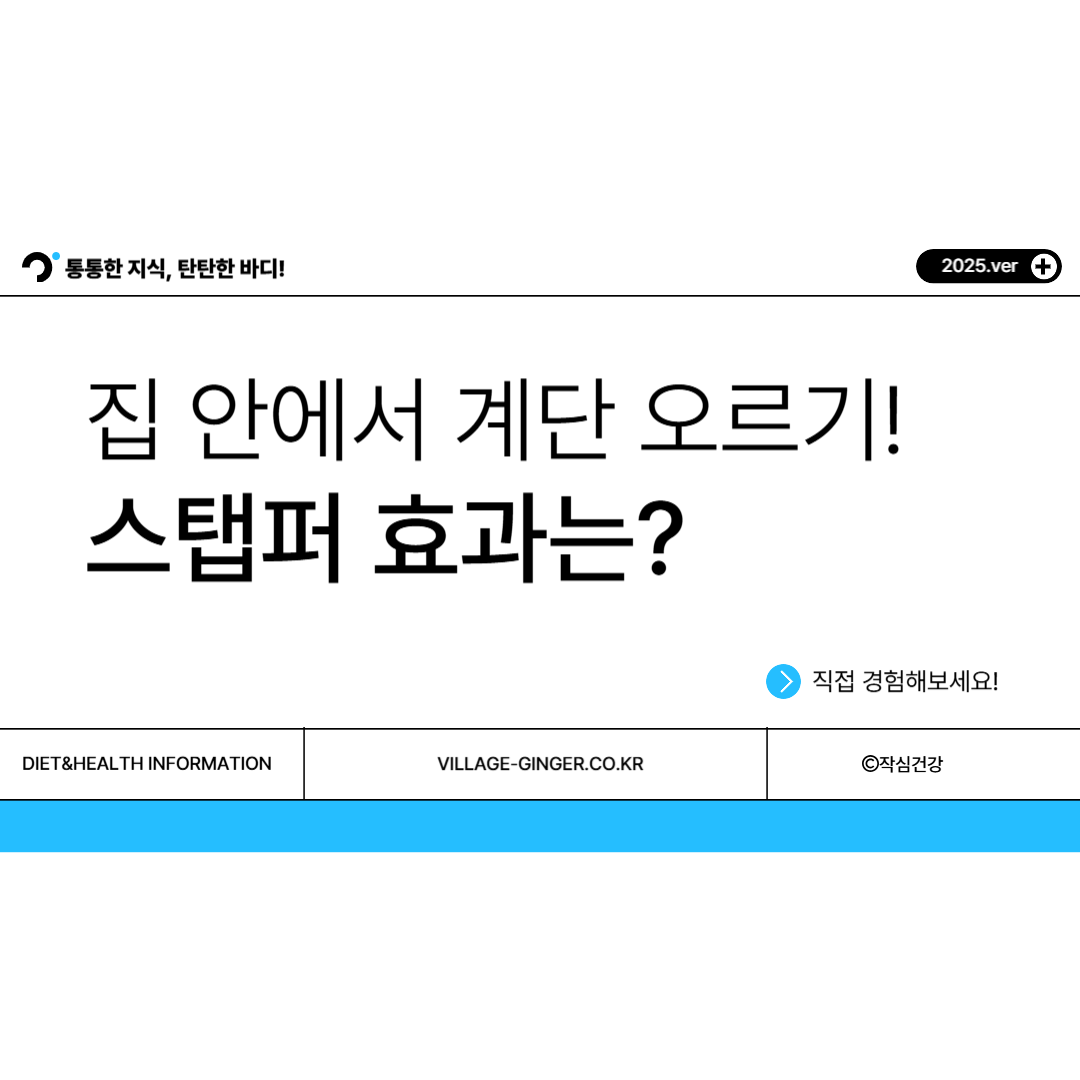 집 안에서 계단 오르기! 스탭퍼로 하체 정리하자