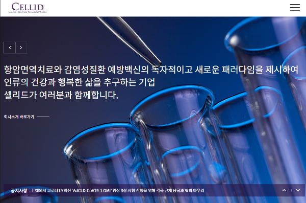 샐리드 홈페이지