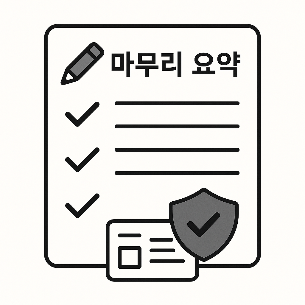 마무리 요약