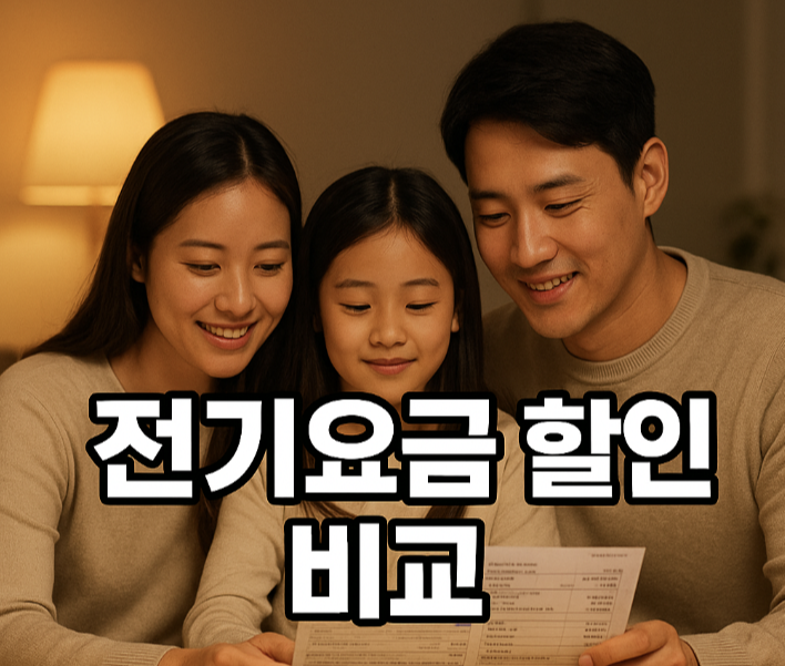 전기요금 할인 최대 16,000원 비교표!