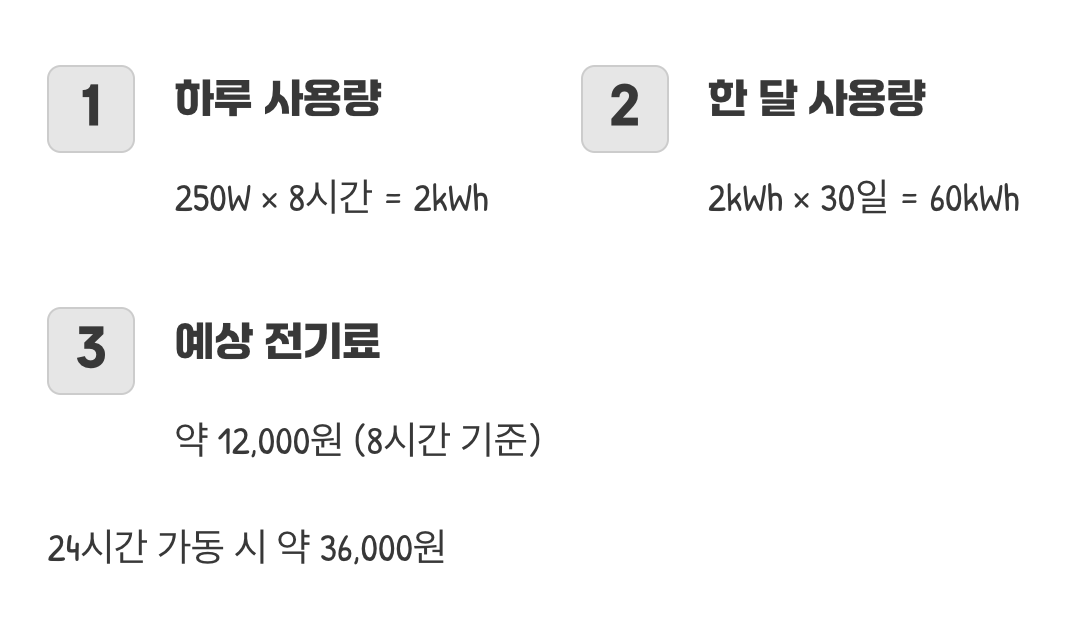 그래서 한 달 요금은? 직접 계산해 봐요!