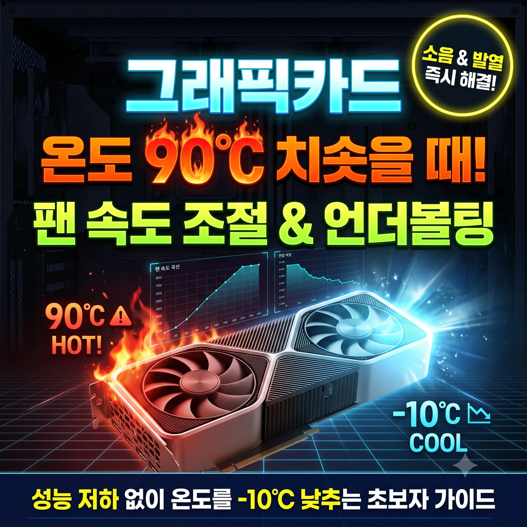 그래픽카드 온도 낮추기 및 MSI 애프터버너 언더볼팅 가이드