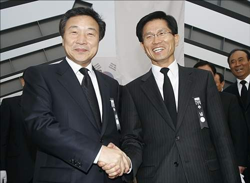 손학규 의원 김문수 지지선언