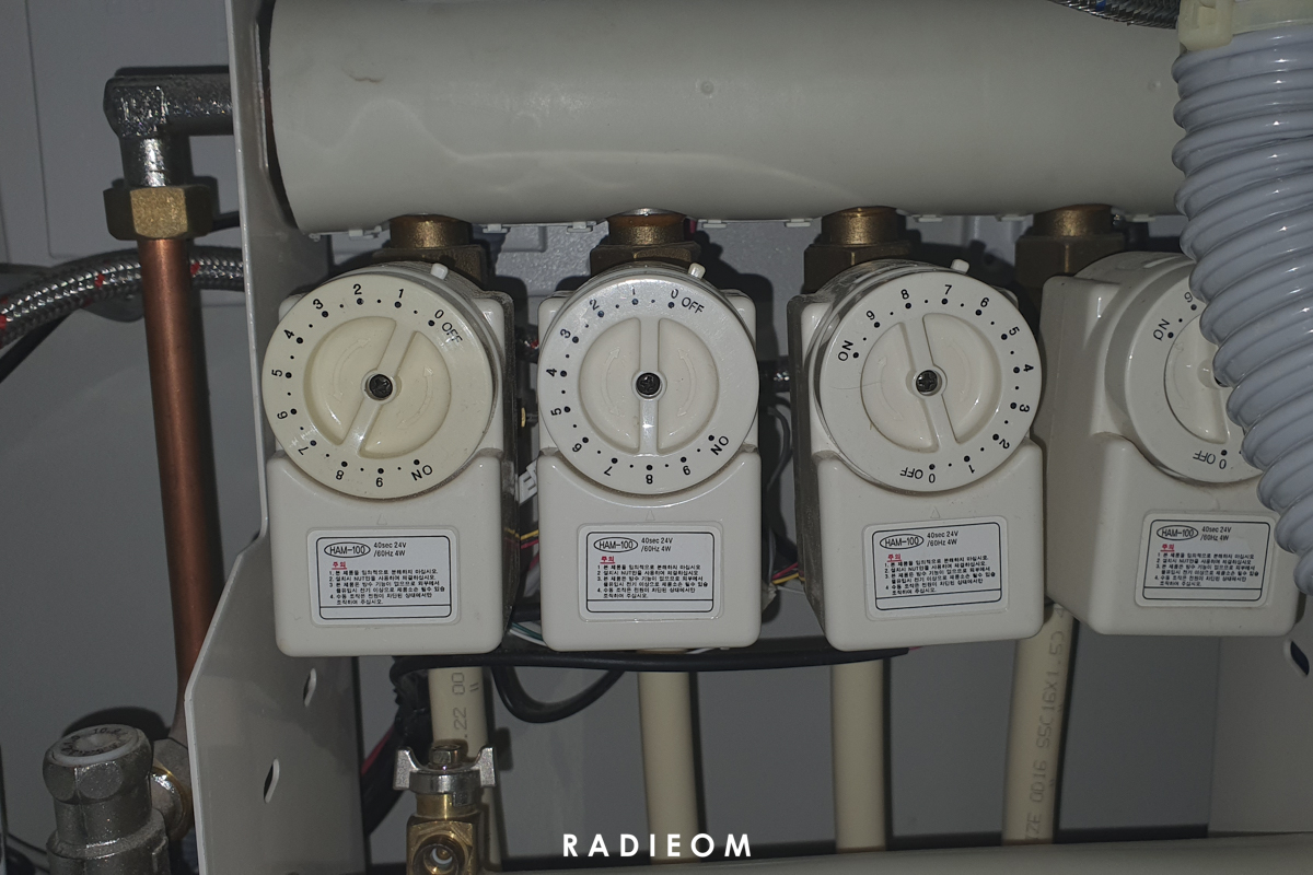 보일러 분배기 구동기