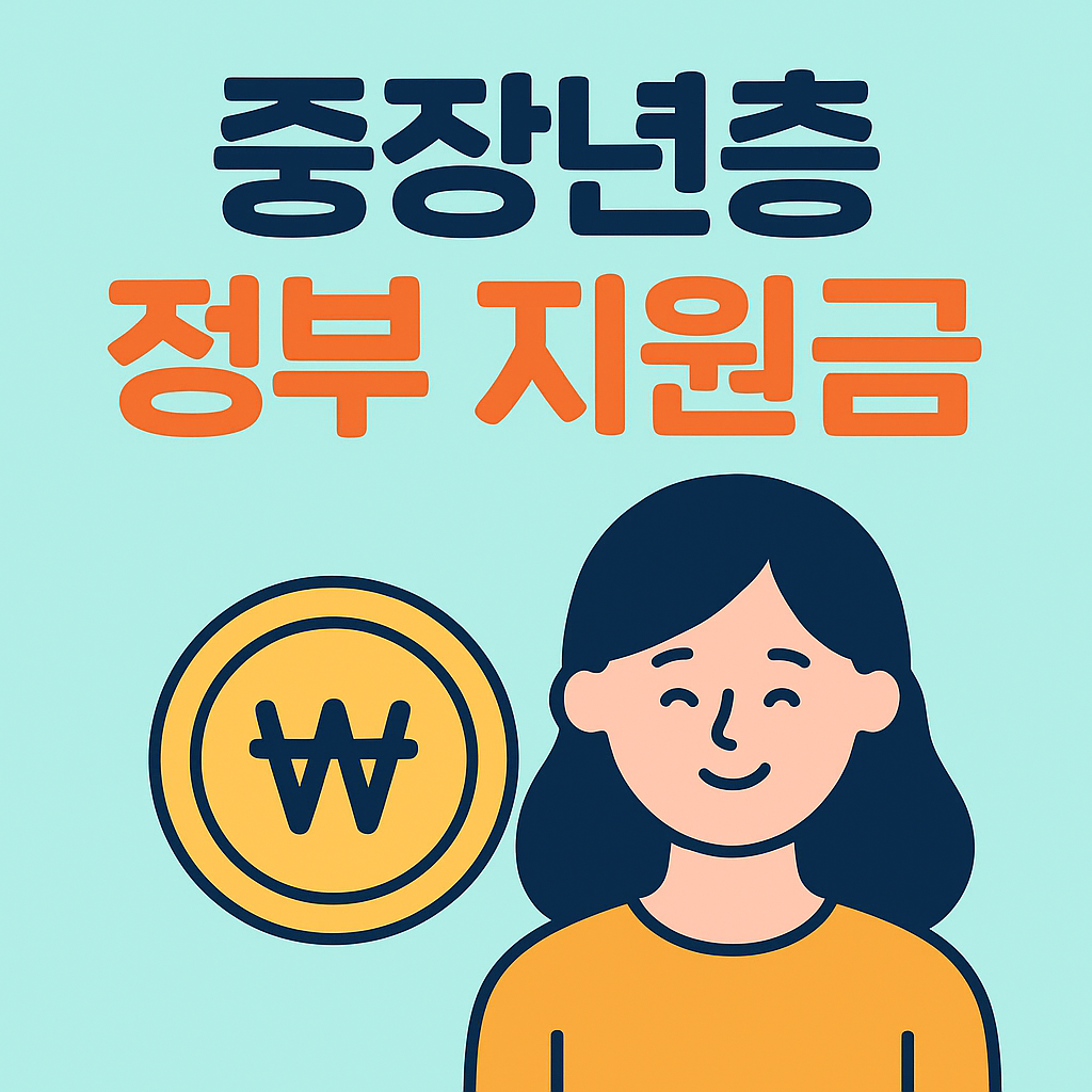 2025 정부 지원금 통합 안내 일러스트