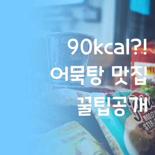 90kcal로 끝나는 어묵탕? 다이어..