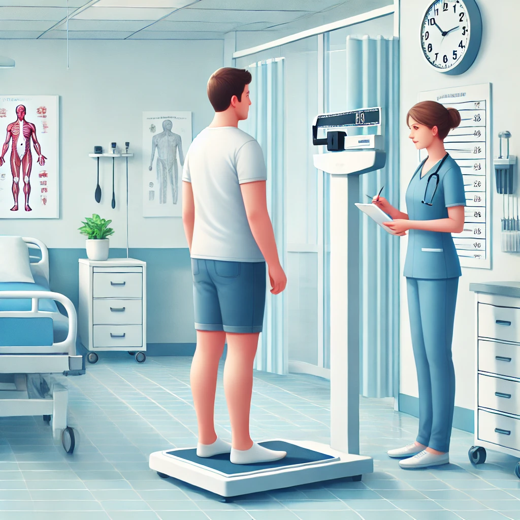 키, 몸무게 재기
