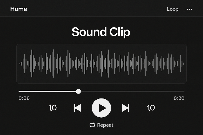 플랫폼 중심의 사운드 순환 경제를 표현한 이미지