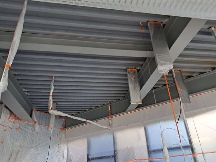 철골 노출천장 인테리어, 철골 그대로 노출