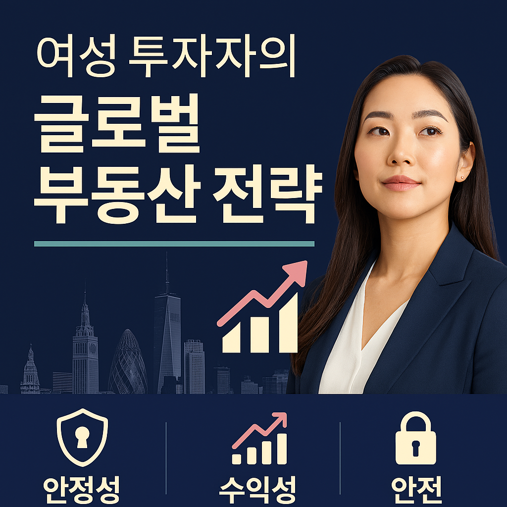 여성 투자자 시각의 글로벌 부동산 시장 (안정성, 수익성, 안전)