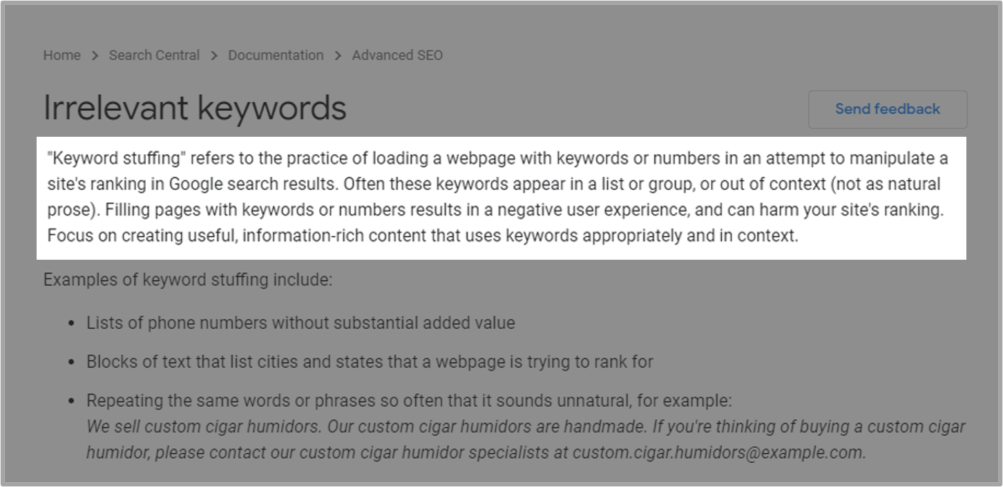 키워드 스터핑 이미지