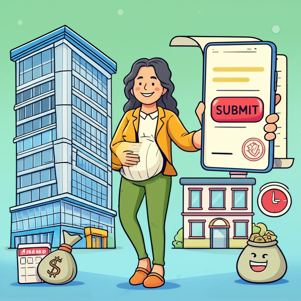 출산전후휴가 급여 모의계산 및 고용보..