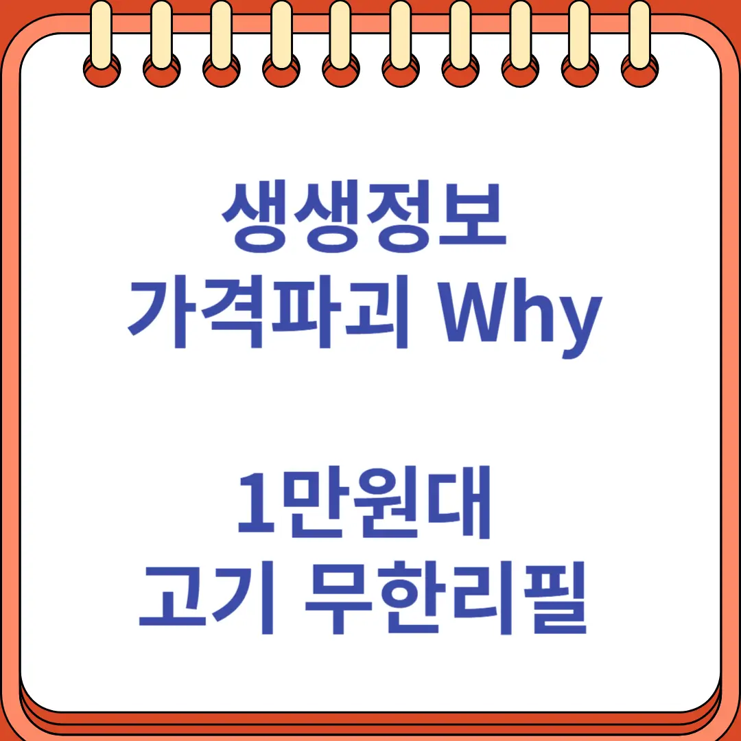 생생정보 가격파괴 고기무한리필