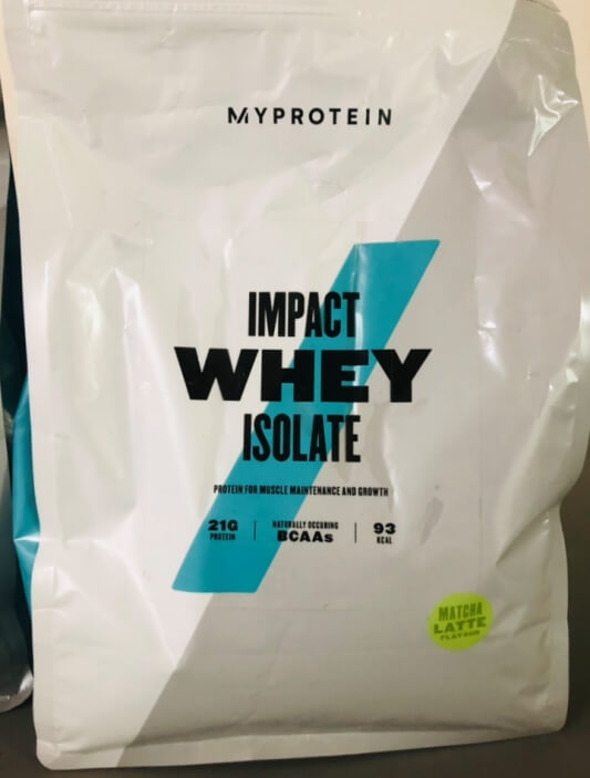 임팩트웨이 단백질 보충제 말차라떼 맛