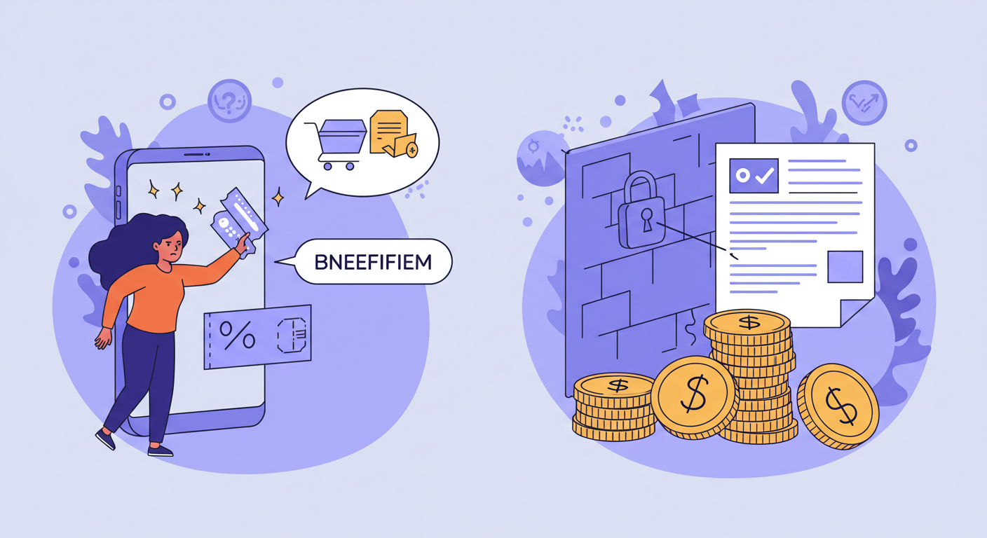 "실질 혜택에 대한 체감과 정책 수용성 (혜택)"에 대한 이미지입니다.