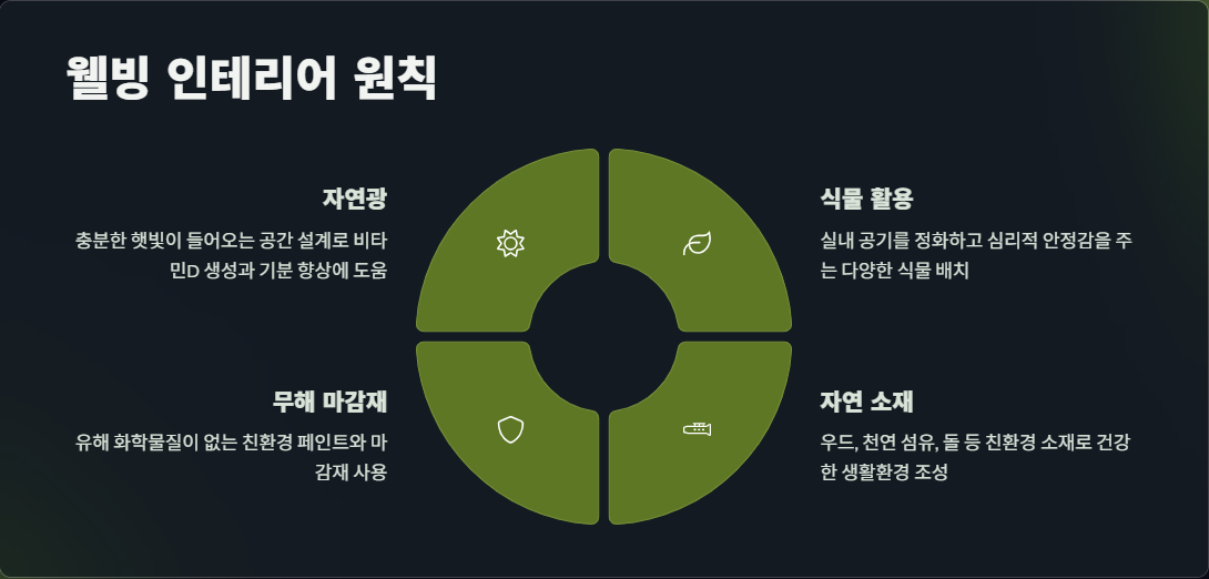 웰빙 이테리어 원칙