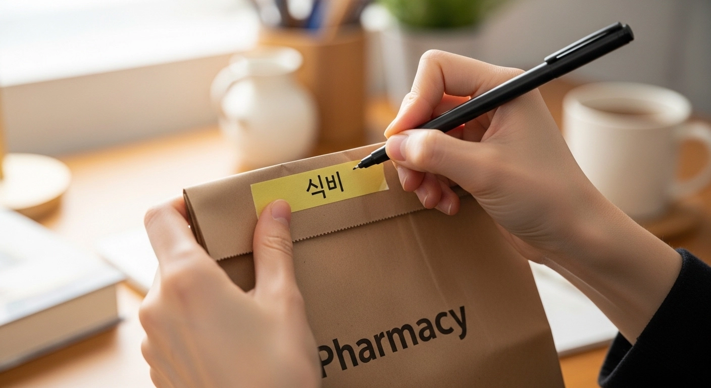 약 봉투 재활용 방법 가계부 영수증 분류함 만들기