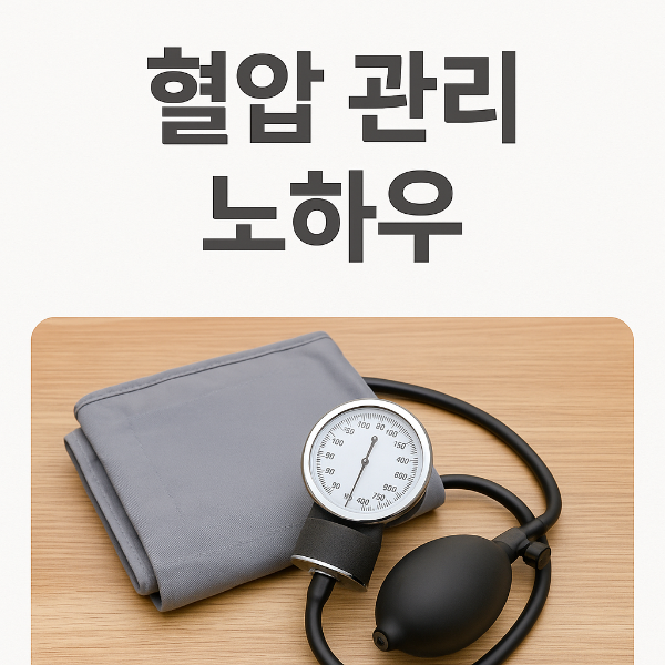 혈압 관리 노하우
