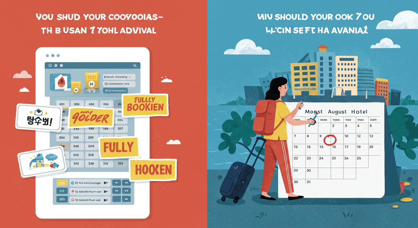 부산 바다축제 숙소는 미리 예약해야 해요