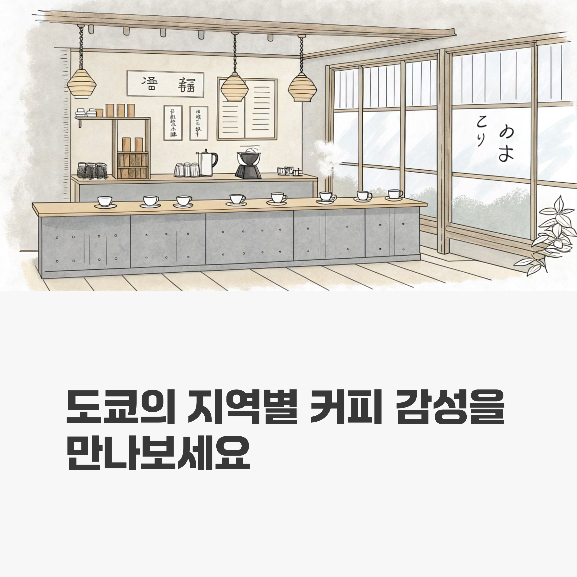 도쿄에서 만난 감각적인 커피 문화