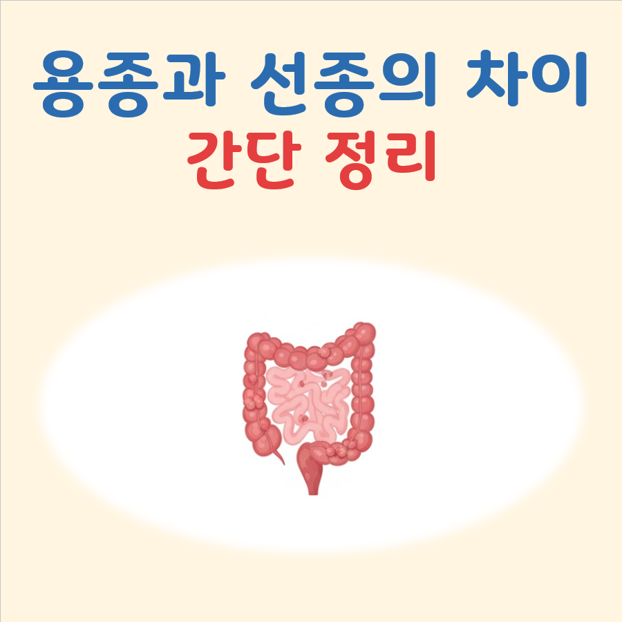 용종과 선종의 차이 대표 이미지